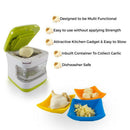 Double-sided pressing garlic cutter kitchen portable garlic grinder vegetable