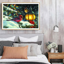 Winter Birds 5D DIY Full Round Drill Diamond Painting Mosaic Decor Craft