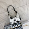 Fashion Cow Dots Shoulder Bag Women Leather Chain Hobos Totes Handbag (L)