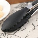 silicone food clip food grade barbecue plier stainless steel handle cooking  Bj