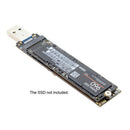 NVMe to USB Adapter 10Gbps M.2 M Key SSD to to USB 3.1 Gen 2 Type A Card A
