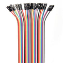 40pcs 20cm 2.54mm female to female breadboard jumper wire cable for arduino FT