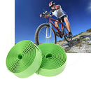 2PCS Cycling Road Bike Sports Cork Handlebar Tape+ 2 Bar plug green