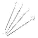 Dental Instruments Set Oral Care Tools With Mouth Mirror Tweezers Probe Heat HGT