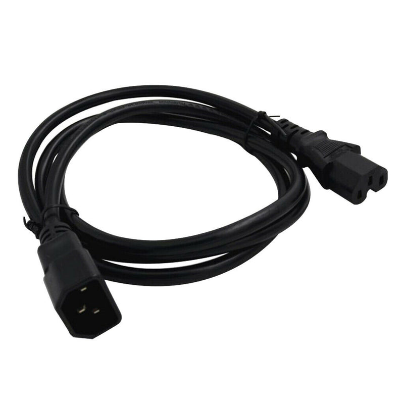 2x IEC320 C14 Male To C15 Female C14-C15-Cable Power Cord UPS Server Kit