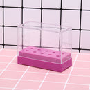 10 holes nail drill bit holder stand displayer organizer nail art manicure J Bj