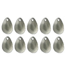 10pcs Fishing Spoons Rigs Spinner Blades Baits Kit for Hard Lures Spinnerbaits