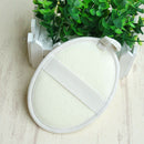 4pcs/lot 11x15CM white Oval Natural Loofah Shower Brush Exfoliating Shower  Z5J9