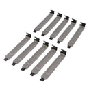 10Piece PC Case PCI Expansion Slot Back Plate Cover Dust Filter Steel Blank