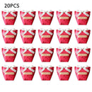 20PCS Wedding Favour Candy Boxes Bags Sweet Cake Gift Party Supply Fav EKD