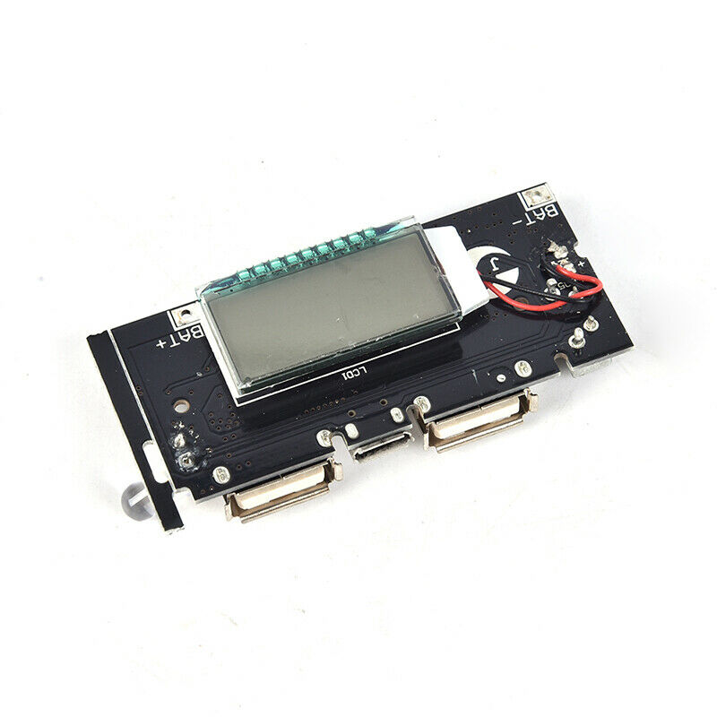 2USB Power Bank 18650 Battery Charger Module LCD Display Indicator Smartphon Gw