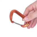 7075 Aluminum Climbing Buckle 12KN Hammock Safety Balance Carabiner ClaspME