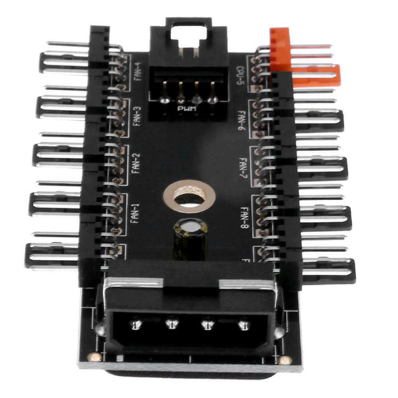 1 to 11 4pin PC Cooler Cooling Fan Hub 12V IDE Power Supply Splitter Cable