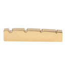 Slotted Brass Metal String Nut for 4-String Electric Bass Guitar Accessories