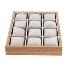 Watch Box 12 Lattice Case Jewelry Bracelet Display Stand Bracket Jewelry Di