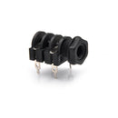 5x 6.35mm(1/4") 4Pin Female Stereo Jack Socket Panel PCB Welding ã€New lj