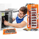 Screwdriver set, S2 steel 60 in 1 with 56 screwdriver bits, precision magne H3K5