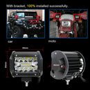 4 Inch LED Work Light Bar Flood Spot Combo Off-Road Driving Fog Lamp Truck