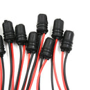 10PCS T10 Light Bulb Extension Socket Holder Soft Rubber Push-in Wedge Base  Z