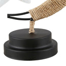 Hemp Rope Night Light Bedside Table Lamp Star Shaped Design Desk Light Lamp