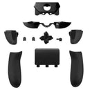 Matte Black Controller Housing Shell Full Set Faceplates Buttons for Xbox O