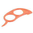 4 x Orange Opener Peeler Slicer Cutter Plastic Lemon Citrus Fruit Skin Remo U1O2