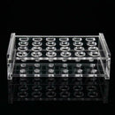 24 Holes Test Tube Rack Testing Tubes Holder Storage Safe Supplies Lab Plas R8V9