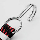 Red Motorcycle Bike Cargo Luggage Helmet Rope Strap Elastic- 100-300cm 300cm