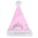 Pink Crown Christmas Hats Children's Day Santa Costume Hair Accessories OZ