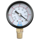 Male Threaded Pneumatic Air Vacuum Pressure Gauge 30/0Hg L8F6