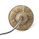 Handcrafted Tibetan Meditation Tingsha Cymbal Bell with Buddhist Lucky Symbol