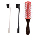 3pcs Vented Styling Hair Detangling Thick Hair Brush Hair Control Brush Set