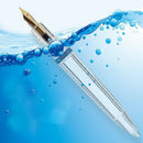 0.5mm Nib Fountain Pen with Eyedropper High Capacity Transparent Pens Offic