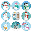 500pcs Merry Christmas Christmas Tree Santa Claus Design Paper Label StickeSEAU