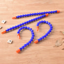 6 x 30cm Plastic Flexible Water Oil Coolant Pipe Hose BDly