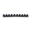 10PCS a lot Flashlight Torch Part Round Push Button Switch Black MO