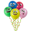 20X 12" Emotion Face Expression Latex Colorful Balloons Party Wedding Decor LJ