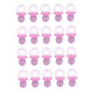 30pcs Clear Pink Pacifiers Charms -New Baby Shower Party Favor/ Home Decors