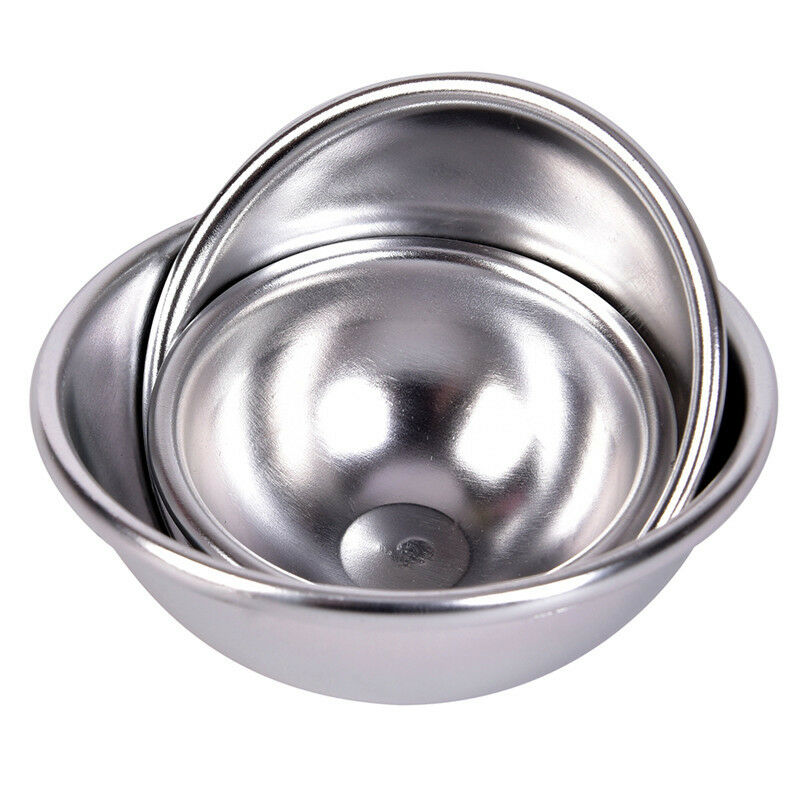 6pcs/3 set Bath Bombs Aluminum Alloy Bath Bomb Mold Ball Shape DIY Bathing To`US
