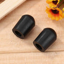 2pcs/set Rubber Tips Black for Upright Double Bass Endpin Accessories