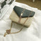 Straw Leather Women Messenger Bag Small Flap Purse Shoulder Handbag (Black)