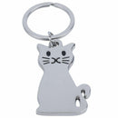 1 Piece Personalized Metal Cat Key Chain ,Key Ring