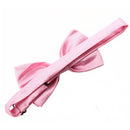 Men's Plain Polyester Pre Tied Wedding Bow Tie (pink) E9K3