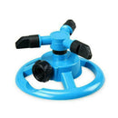 Garden Automatic Sprinklers Water 360 Degree 3 Nozzle Rotating Irrigation Y6B2