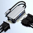 USB C Hub 4 in 1 USBÃ‚Â C to USB 3.0 60W PD VGA 4K HDMI Adapter for PC Phone A