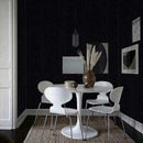 Self Adhesive Film Black Wood Grain Contact Paper Wood Wall Peel Decor D2B4