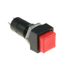 5 Pcs Black Momentary OFF-(ON) Square Push Button Switch SPST 12v Car D TPY