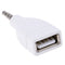 Converter Adapter USB 2.0 Female to 3.5mm Male AUX Audio Car Plug Jack wh dfTEUS