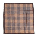 12/pack Soft Men's Plaid Pocket Handkerchief 100% Cotton Hanky 40x40cm