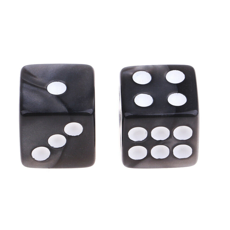 50X 12mm 6 Sided D6 Dice Bundle For  Accessory Gray